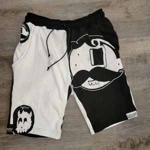 Snare Collab Shorts Size Small Demon Halo x Monocle Man